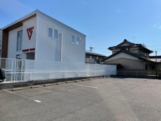 愛知県　春日井市　飲食店駐車場　塗り替え工事